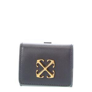 Off-White™ Leather Airpods Pouch, Black